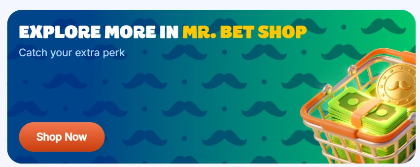 Bonus shop in Mr Bet
