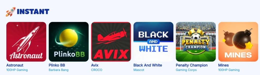 instant slots games